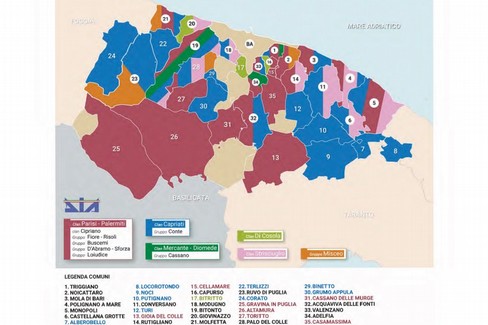 Così agisce la criminalità in provincia di Bari