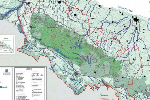 Mappa Geoparco Alta Murgia
