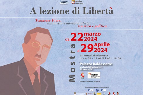  "A lezione di libertà ": al Palazzo Baldassarre la mostra su Tommaso Fiore