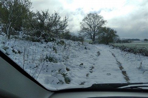 Neve sulla Murgia