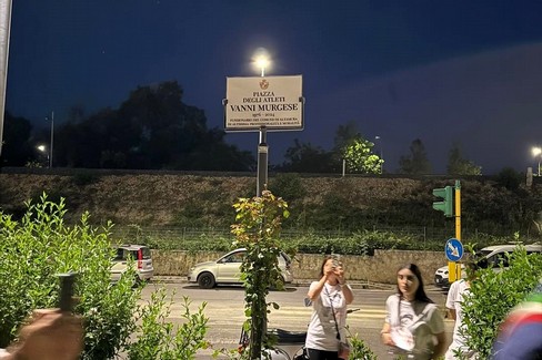 La piazzetta degli atleti porta il nome di Vanni Murgese