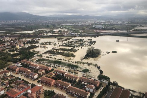 Alluvione in Toscana - foto Protezione civile