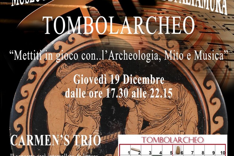Tombolarcheo e Amore e Psiche al museo archeologico di Altamura