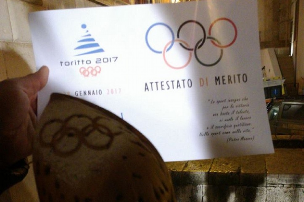 1° premio alle Olimpiadi invernali di Toritto 2017